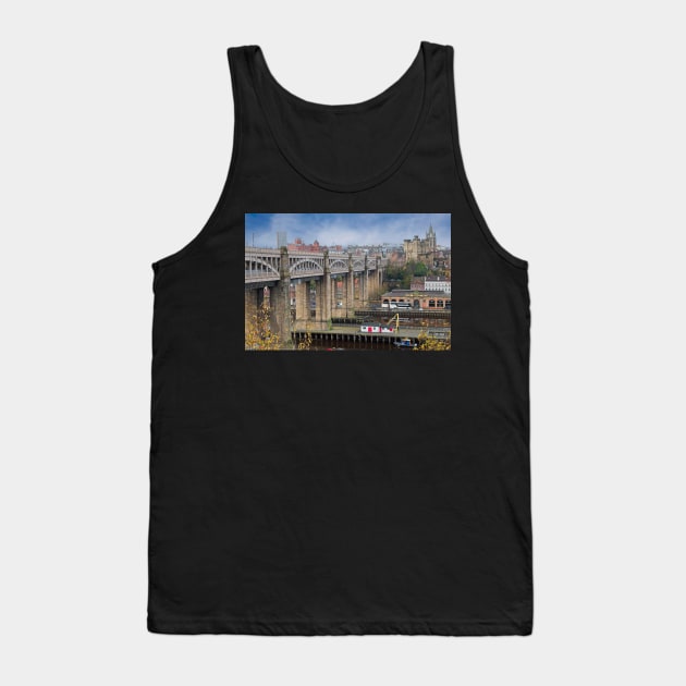 High Level Bridge Newcastle Upon Tyne Tank Top by MartynUK